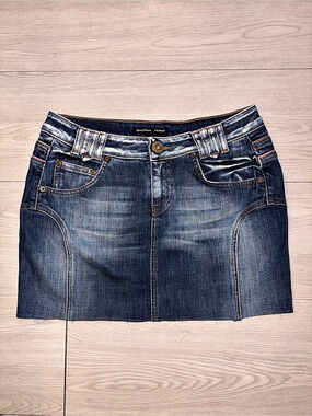 Vintage Guess Denim Mini Skirt